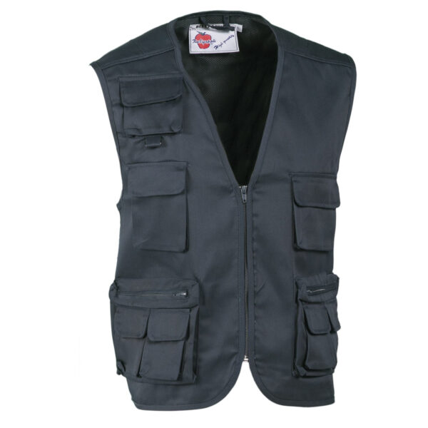 Gilet multitasche blu navy