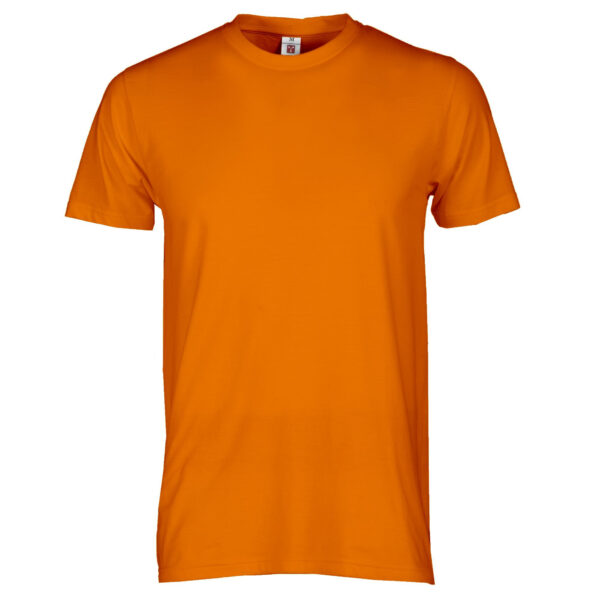 T Shirt arancio manica corta