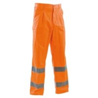 pantalone alta visibilità arancione policotone
