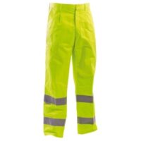 pantalone alta visibilità fustagno giallo