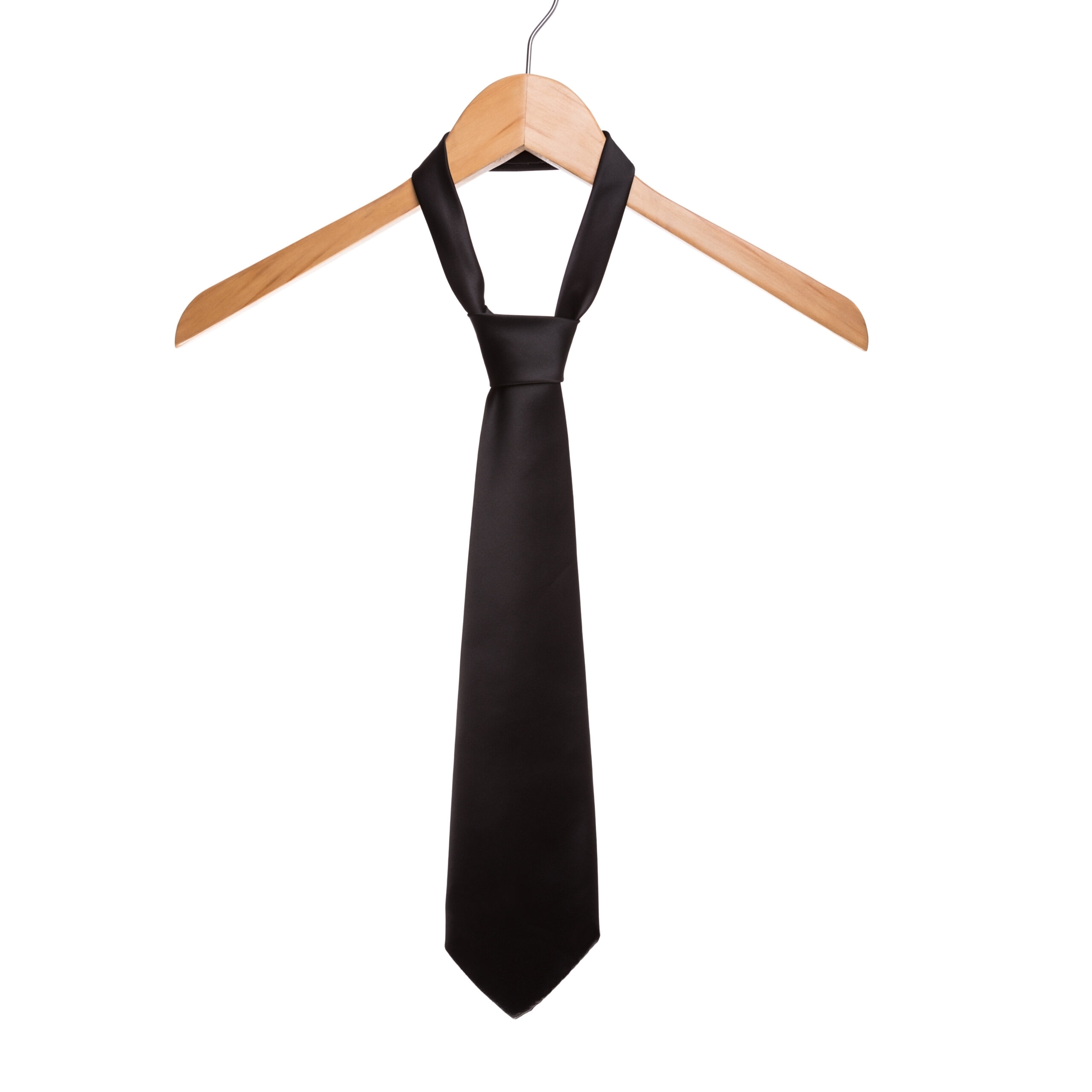 cravatta nera modello classico
