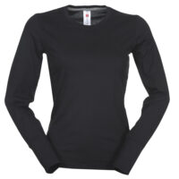 t shirt donna manica lunga nera