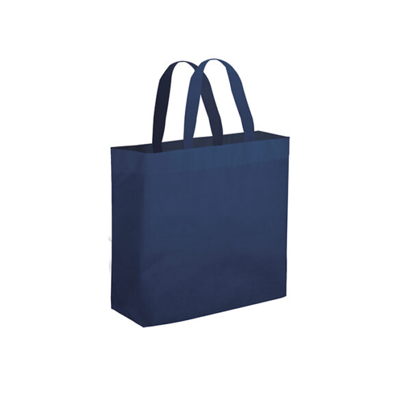 borsa shopping blu navy