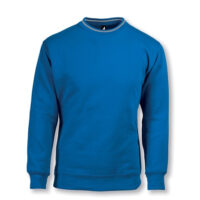 felpa girocollo blu royal