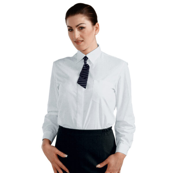 camicia-donna-bianca manica lunga