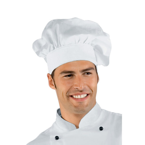 cappello-cuoco-bianco cotone