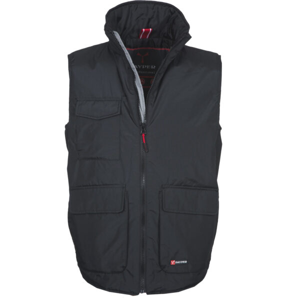 Gilet unisex nero poliestere