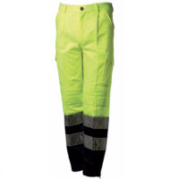 pantalone protezione civile giallo blu alta visibilità