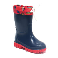 stivale pvc bimbo Blu Rosso
