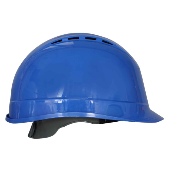 Elmetto blu ventilato 8 fori