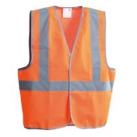 Gilet alta visibilità poliestere arancio