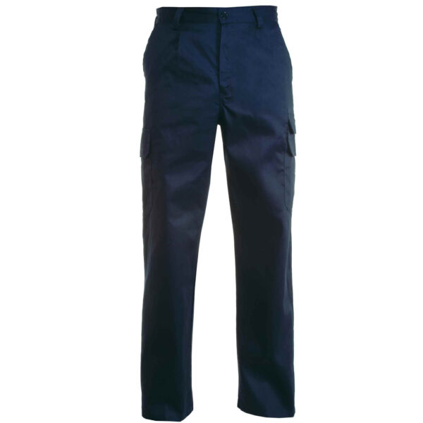 pantalone multitasche blu navy