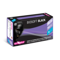 confezione guanti monouso nero nitrile senza polvere 100 pezzi
