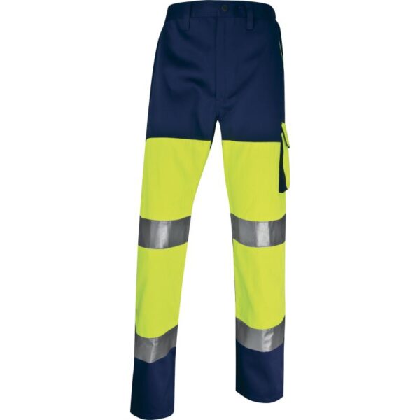 Pantalone alta visibilità giallo blu