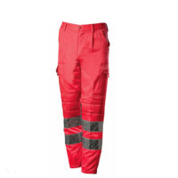 pantalone rosso hv pronto soccorso policotone