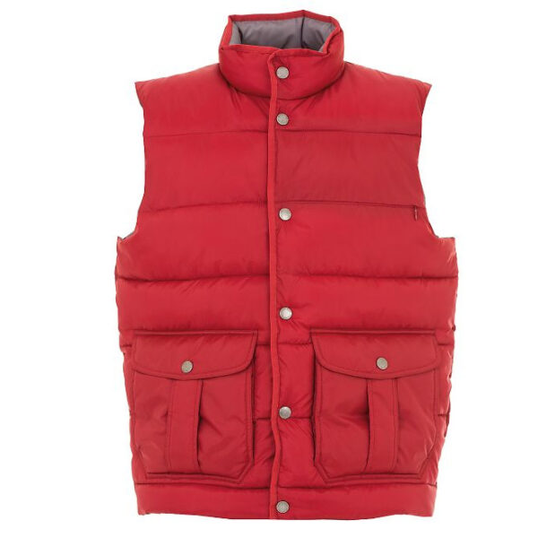 Gilet impermeabile poliestere rosso