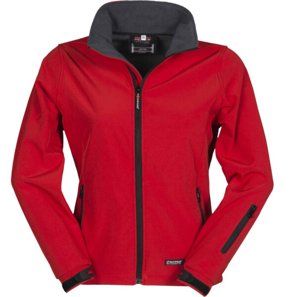 giubbotto soft shell donna rosso