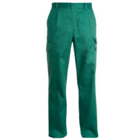 pantalone multitasche verde