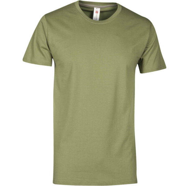 T shirt manica corta verde army