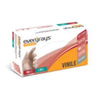 Confezione guanti vinile senza polvere trasparente 100 pezzi