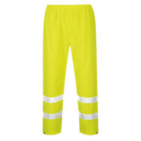 pantalone antipioggia giallo bianco