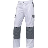 Pantalone imbianchino bianco grigio policotone