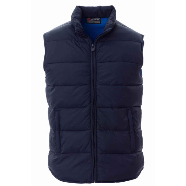 gilet uomo imbottito blu navy