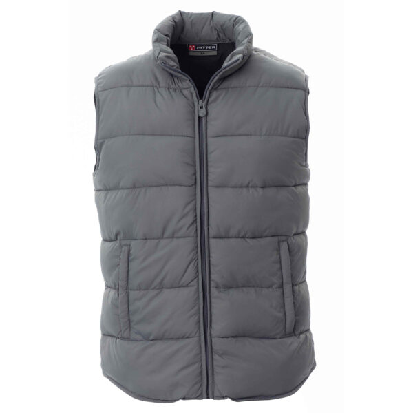 gilet uomo imbottito grigio